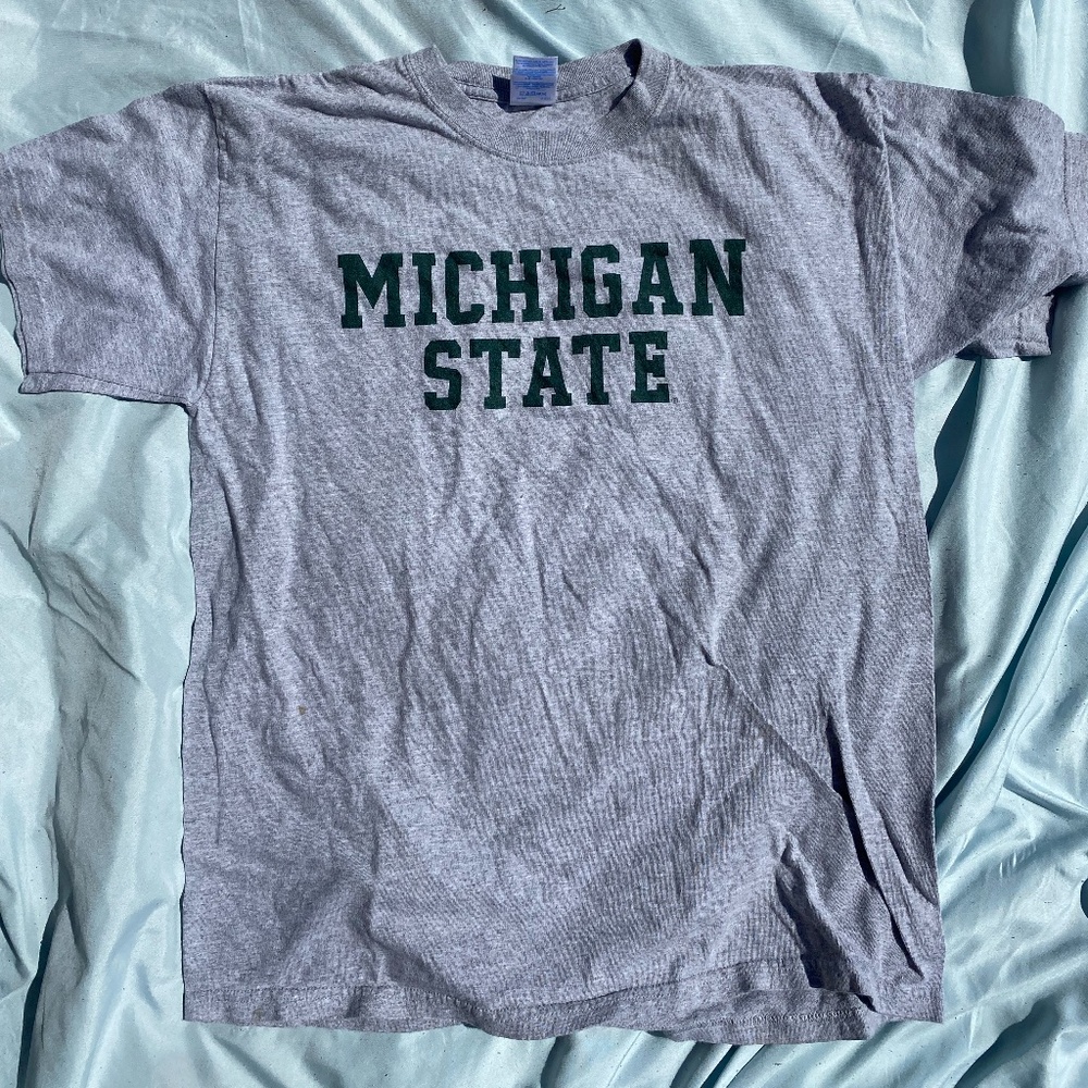 Thrifted Michigan State T-shirt- Large